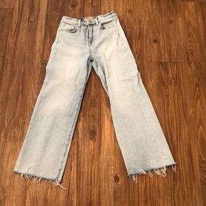 Cropped 7 for mankind flared jeans